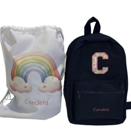 Pack mochila mini y mochila de cuerdas