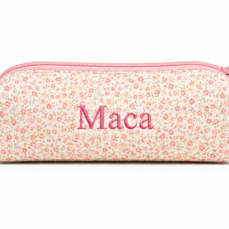 Estuche rosa flor