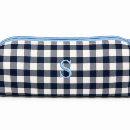 Estuche Vichy azul